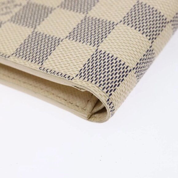 LOUIS VUITTON Damier Azur Porte Feuille Marco Bifold Wallet N60018 Auth 138920V - Picture 4 of 16